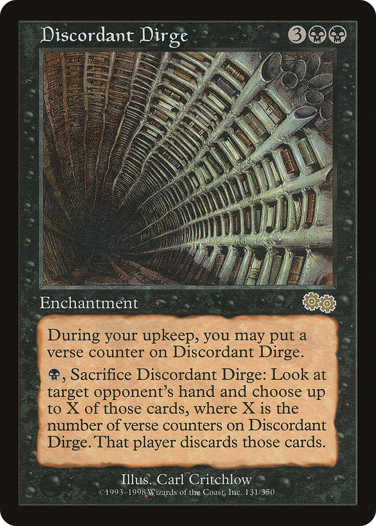 Discordant Dirge (131) - Urza's Saga