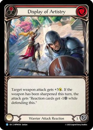 Display of Artistry (Red) (MPW039) - Mastery Pack Warrior