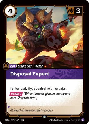 Disposal Expert (093) Foil - Radiance