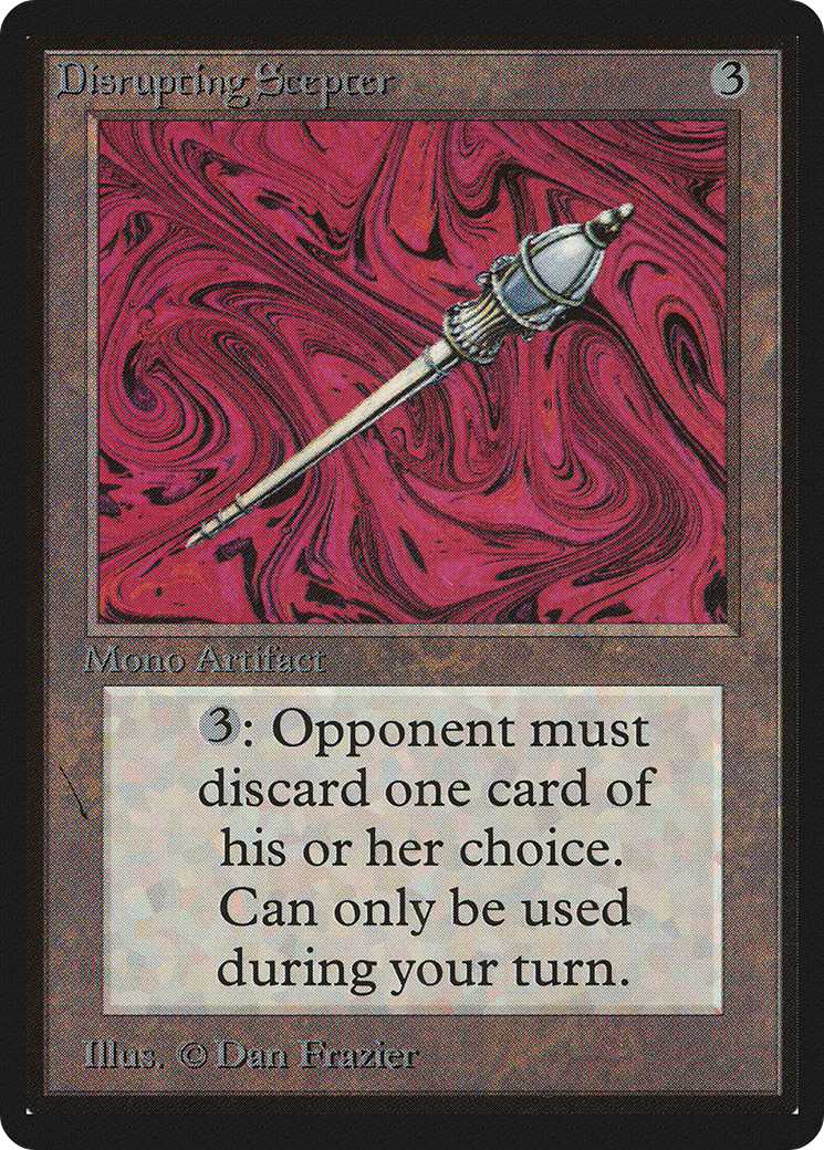 Disrupting Scepter - Limited Edition Beta
