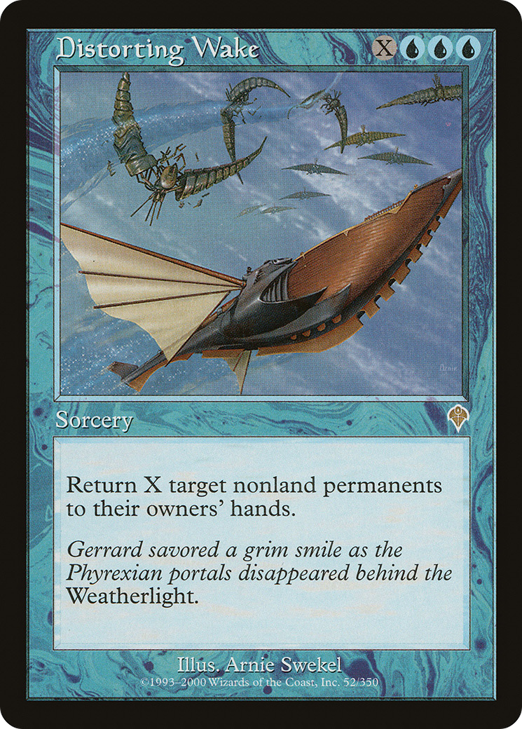 Distorting Wake (052) Foil - Invasion