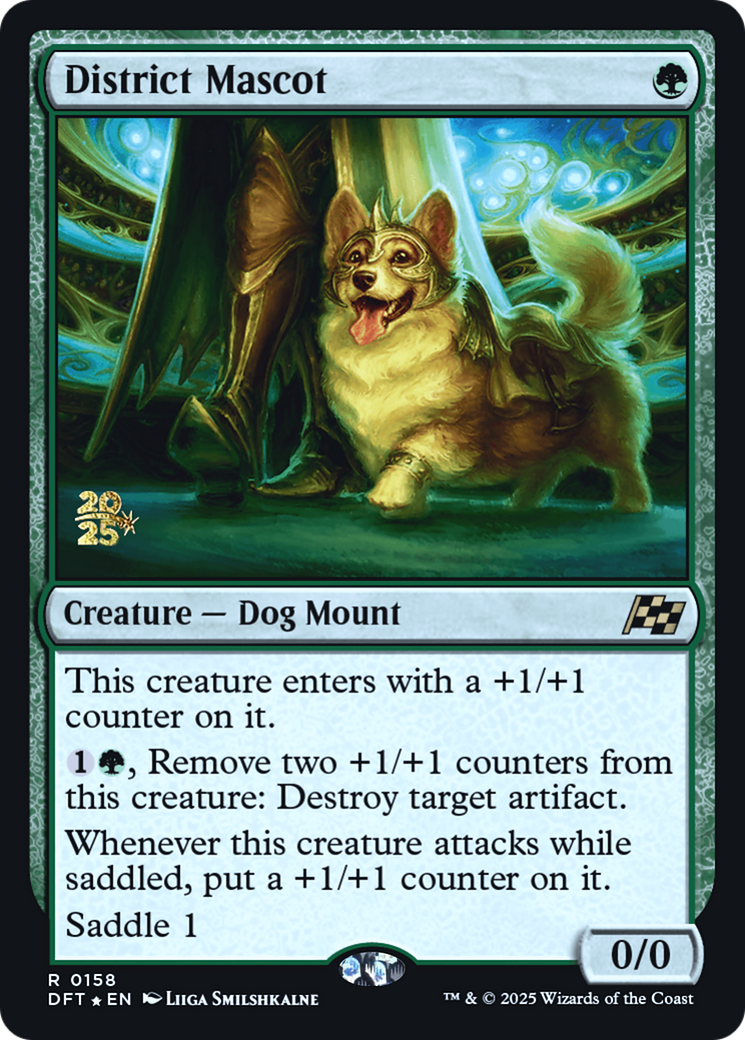 District Mascot (Prerelease) (158) Foil - Aetherdrift
