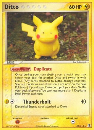 Ditto (Pikachu) (39) - Delta Species