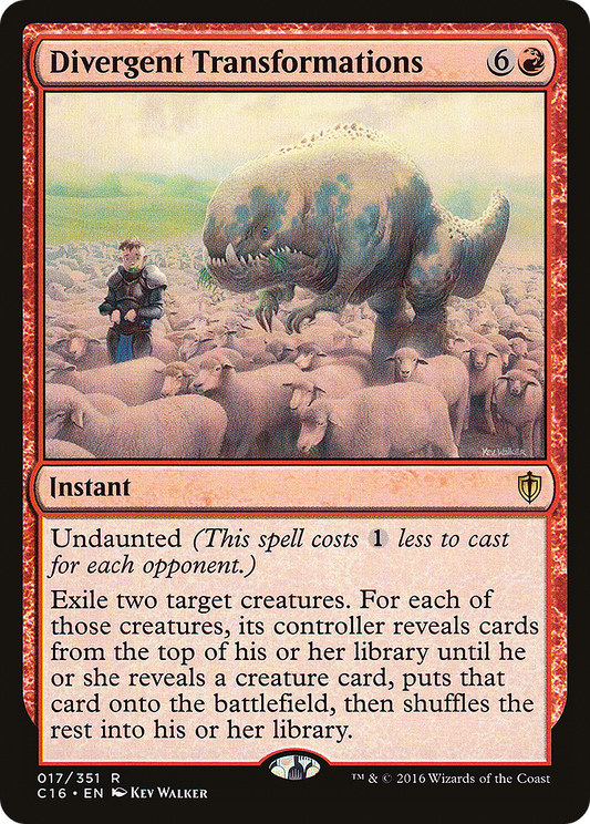 Divergent Transformations (017) - Commander 2016