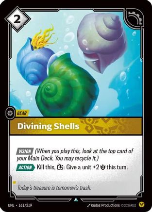 Divining Shells (161) Foil - Unleashed