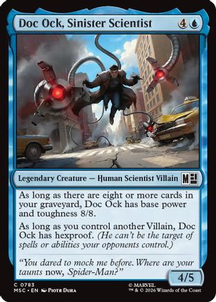 Doc Ock, Sinister Scientist (783) - Commander: Marvel Super Heroes