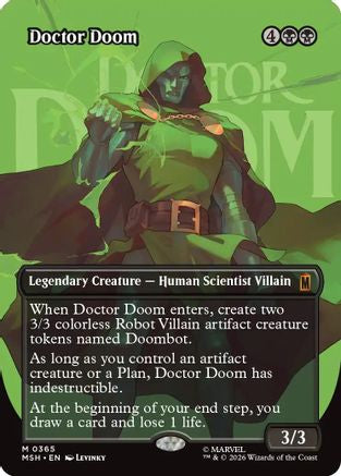 Doctor Doom (Borderless Logo) (365) - Marvel Super Heroes