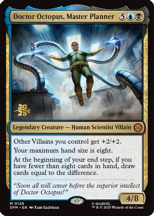 Doctor Octopus, Master Planner (Prerelease) (128) Foil - Marvel's Spider-Man