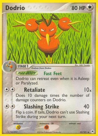 Dodrio (33) Reverse Holofoil - Hidden Legends
