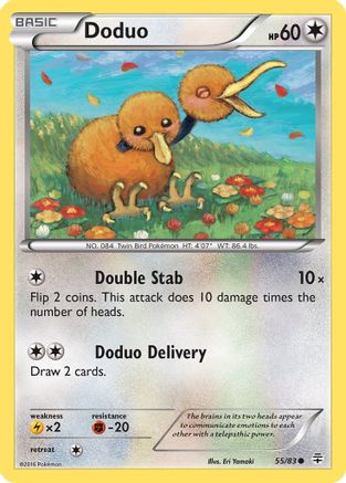 Doduo (55) Reverse Holofoil - Generations