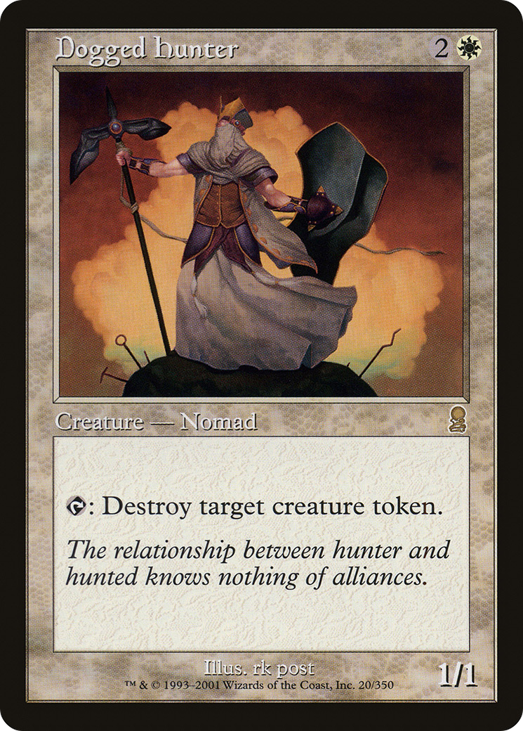 Dogged Hunter (020) Foil - Odyssey