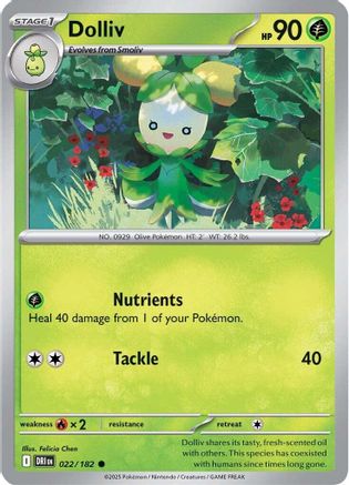 Dolliv (22) Reverse Holofoil - Destined Rivals