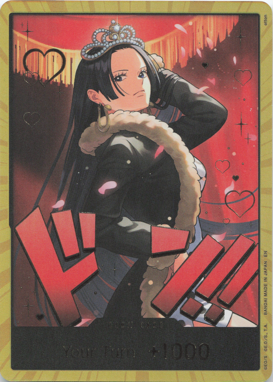 DON!! Card (Boa Hancock) (Gold) Foil - EB03