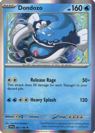 Dondozo (Line Holo) (61) Holofoil - Miscellaneous Cards & Products