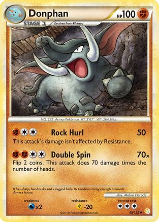 Donphan (40) - HeartGold & SoulSilver