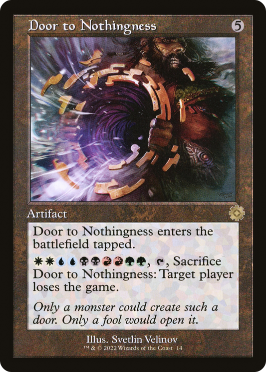Door to Nothingness (Retro) (014) - The Brothers' War Retro Artifacts Foil