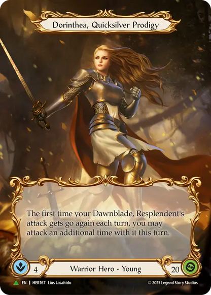 Dorinthea, Quicksilver Prodigy (Marvel) (HER167) Cold Foil - Flesh and Blood: Promo Cards