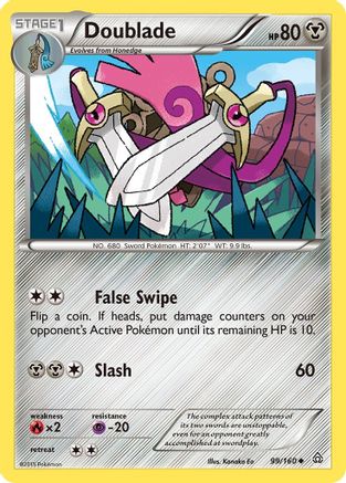 Doublade (99) Reverse Holofoil - Primal Clash