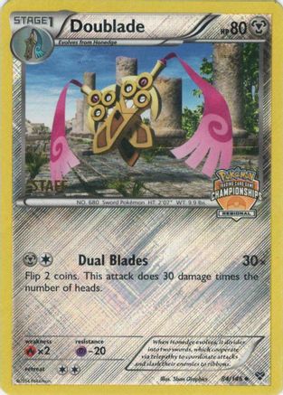 Doublade (Regional Championships) [Staff] (84) Reverse Holofoil - League & Championship Cards