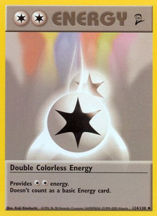 Double Colorless Energy (124) - Base Set 2