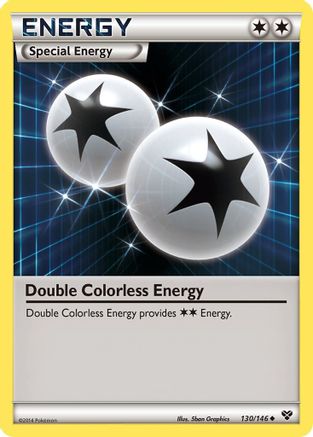 Double Colorless Energy (130) - XY Base Set