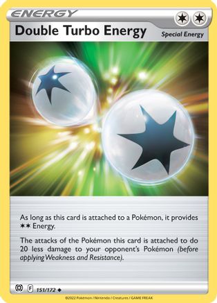 Double Turbo Energy (151) Reverse Holofoil - Brilliant Stars