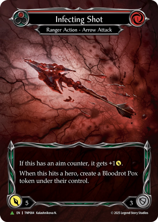 Infecting Shot (Red) (Extended Art) (TNP004) Cold Foil - FaB Promos