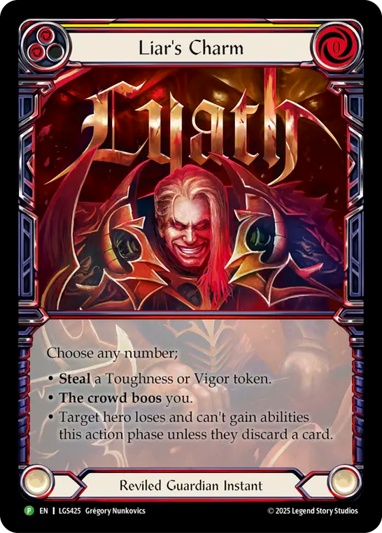 Liar's Charm (LGS425) Rainbow Foil - FaB Promos