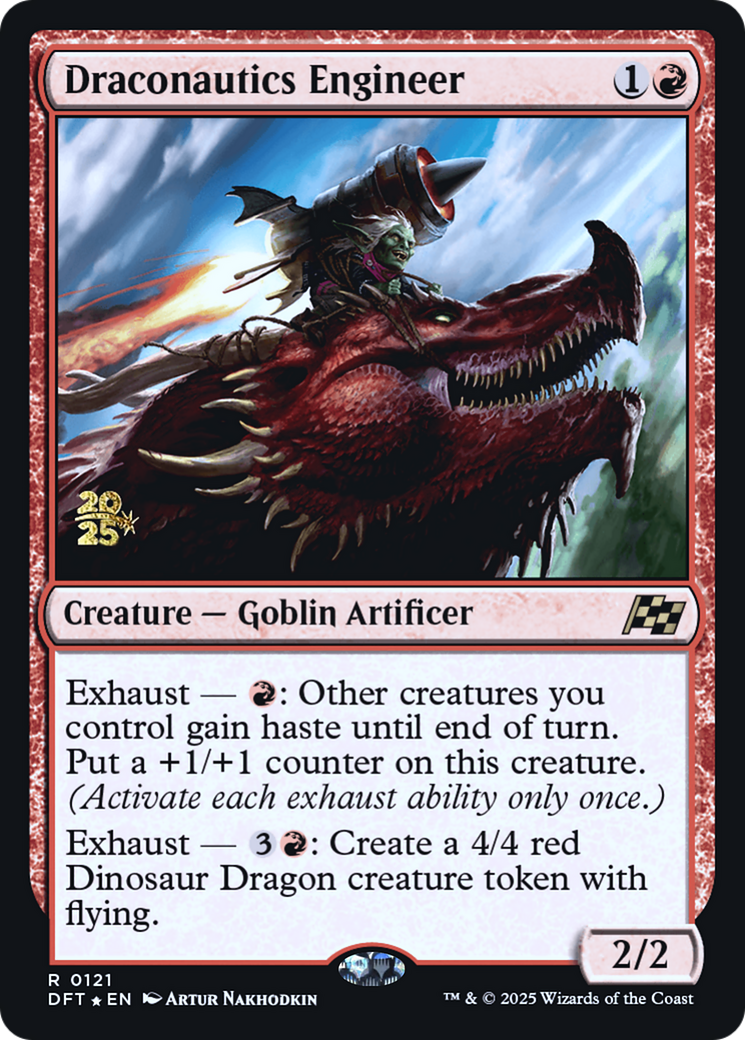 Draconautics Engineer (Prerelease) (121) Foil - Aetherdrift