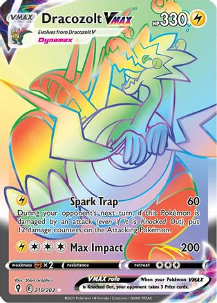 Dracozolt VMAX (210) Holofoil - Evolving Skies