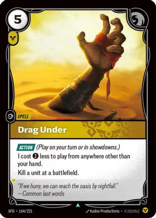 Drag Under (164) Foil - Spiritforged