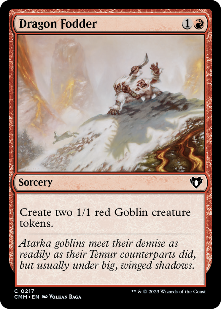 Dragon Fodder (217) - Commander Masters