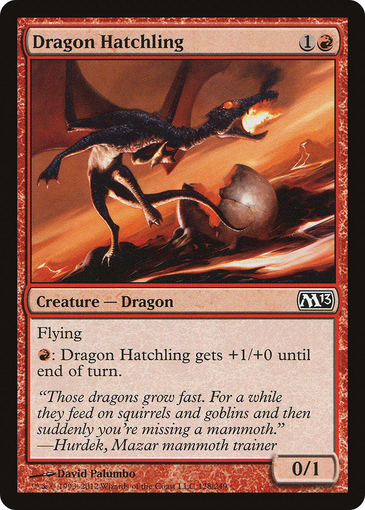 Dragon Hatchling (128) Foil - Magic 2013