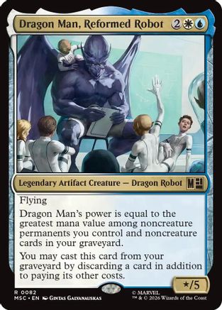 Dragon Man, Reformed Robot (082) - Commander: Marvel Super Heroes