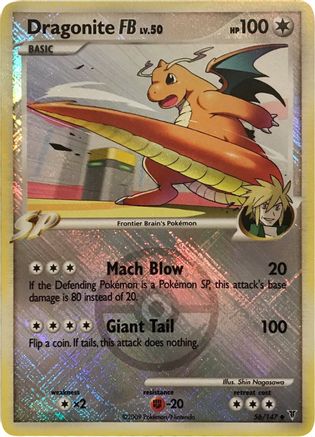 Dragonite FB (League Promo) (56) Reverse Holofoil - League & Championship Cards