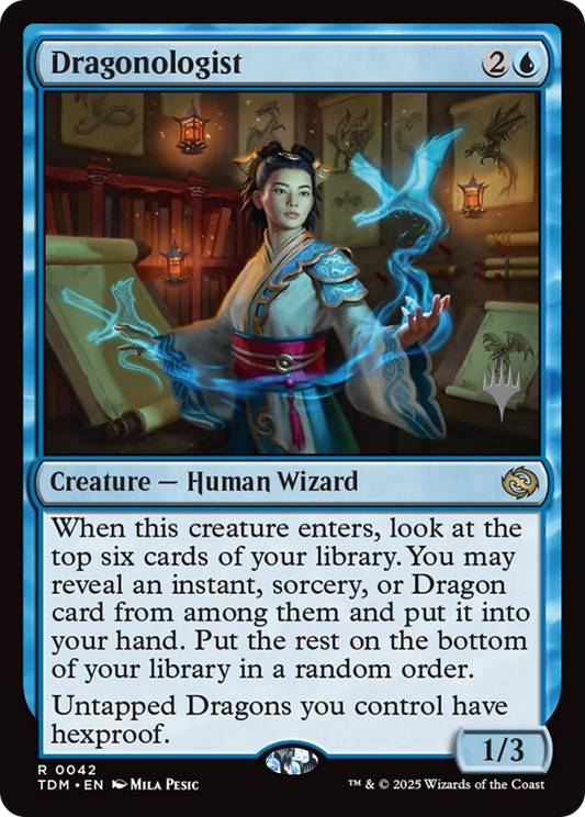 Dragonologist (Promo Pack) (042) Foil - Tarkir: Dragonstorm