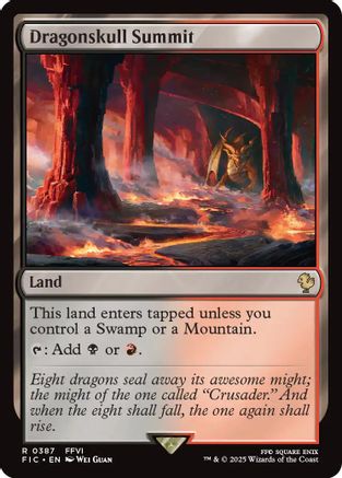 Dragonskull Summit (387) Surge Foil - Commander: FINAL FANTASY