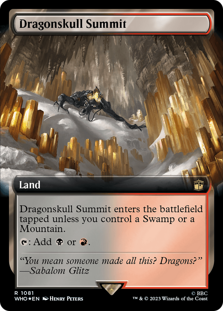 Dragonskull Summit (Extended Art) (1081) Surge Foil - Doctor Who