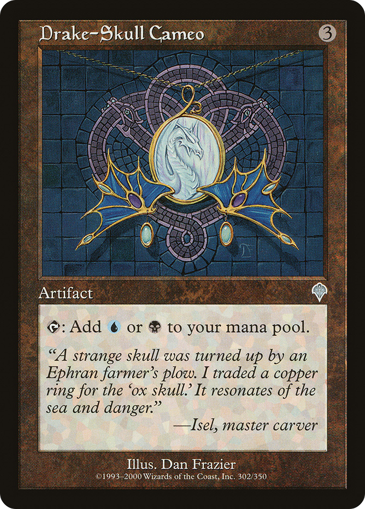 Drake-Skull Cameo (302) Foil - Invasion