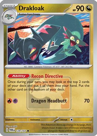 Drakloak (129) Reverse Holofoil - League & Championship Cards