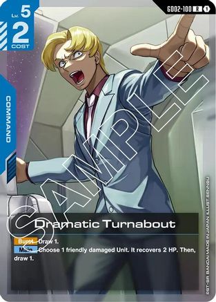 Dramatic Turnabout (GD02-100) Holofoil - Dual Impact