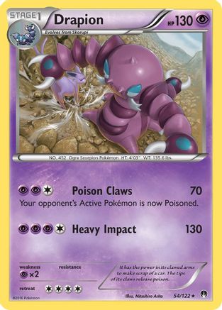 Drapion (54) Reverse Holofoil - BREAKpoint