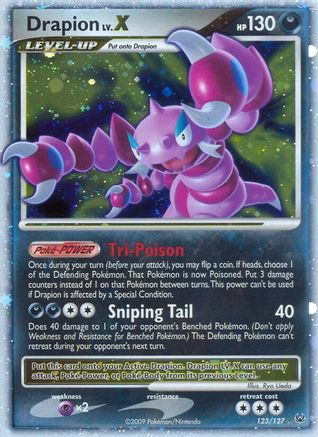 Drapion LV.X (123) Holofoil - Platinum