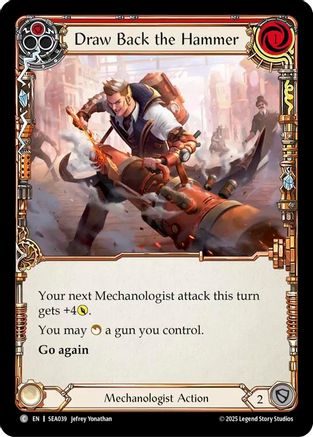 Draw Back the Hammer (SEA039) Rainbow Foil - High Seas