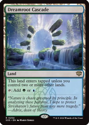 Dreamroot Cascade (254) Foil - Secrets of Strixhaven