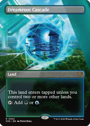 Dreamroot Cascade (Borderless) (302) - Secrets of Strixhaven