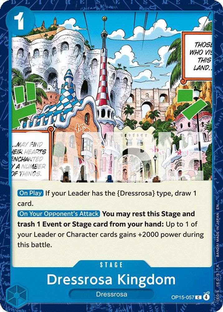 Dressrosa Kingdom (OP15-057)