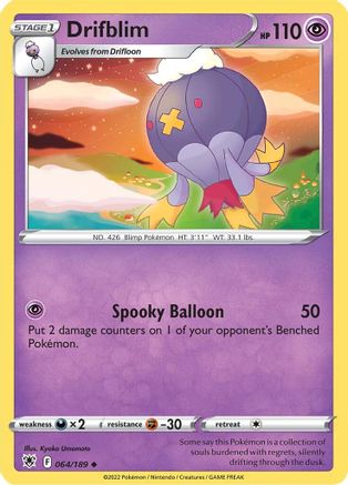 Drifblim (64) Reverse Holofoil - Astral Radiance
