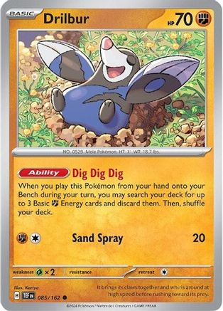 Drilbur (85) Reverse Holofoil - Temporal Forces