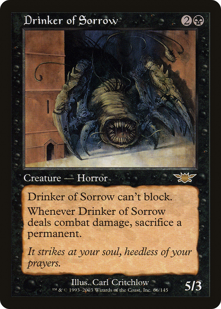 Drinker of Sorrow (066) Foil - Legions